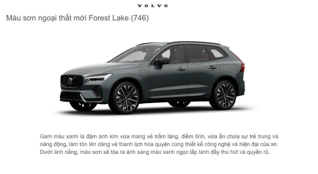 Màu Forest Lake XC60