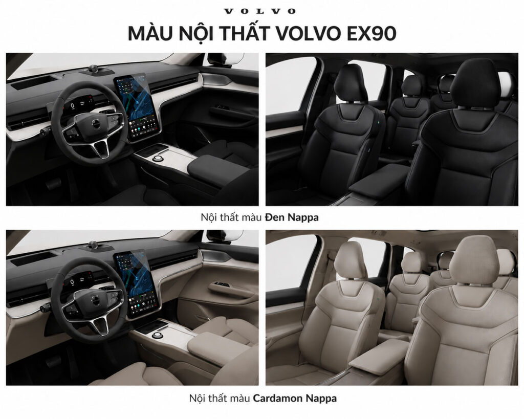 Màu sắc Nội Thất EX90